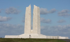 The Canadian Monument at the Canadian National Vimy Memorial site, Vimy, France.