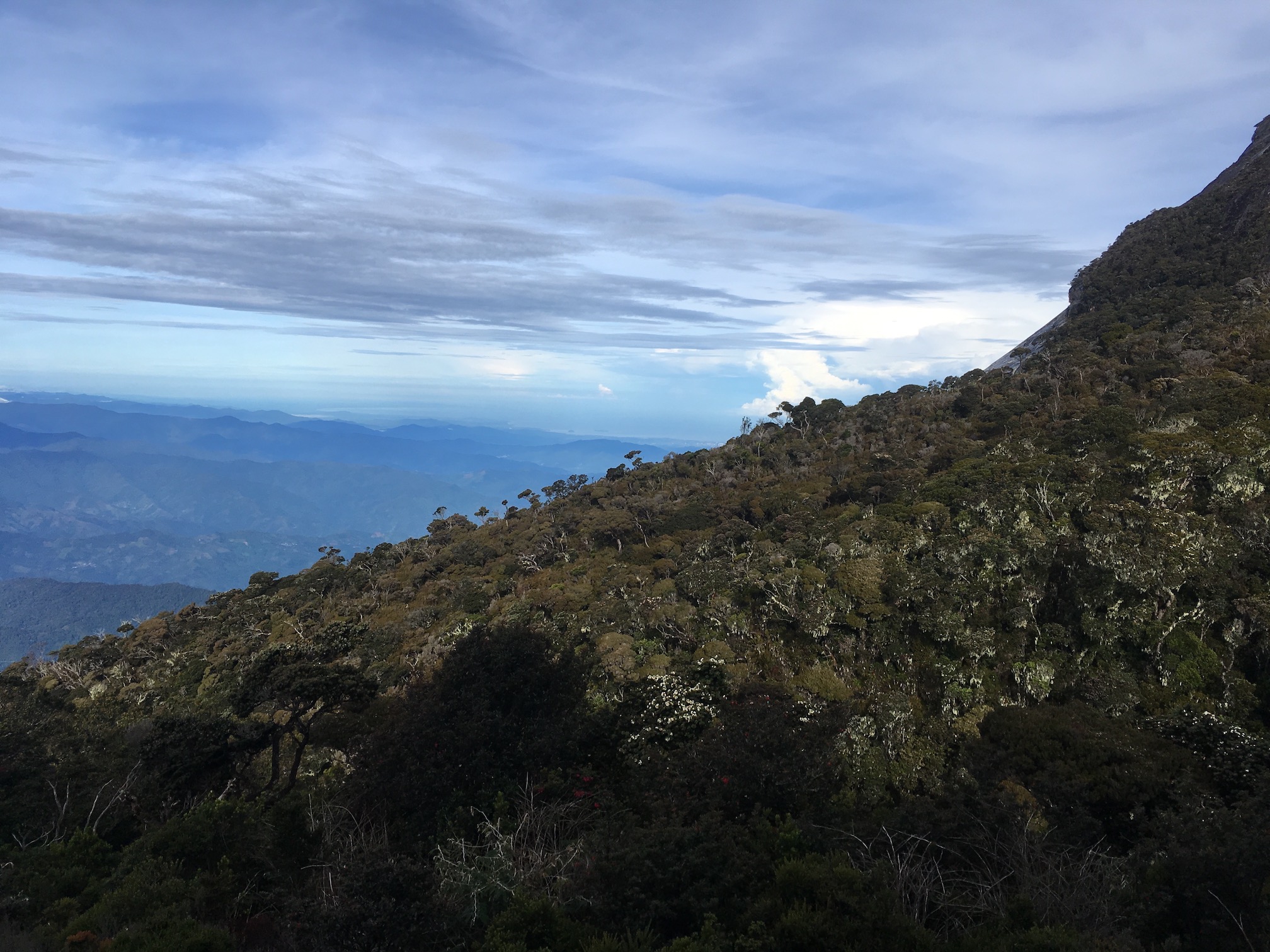 View from Mount Kinabalu.